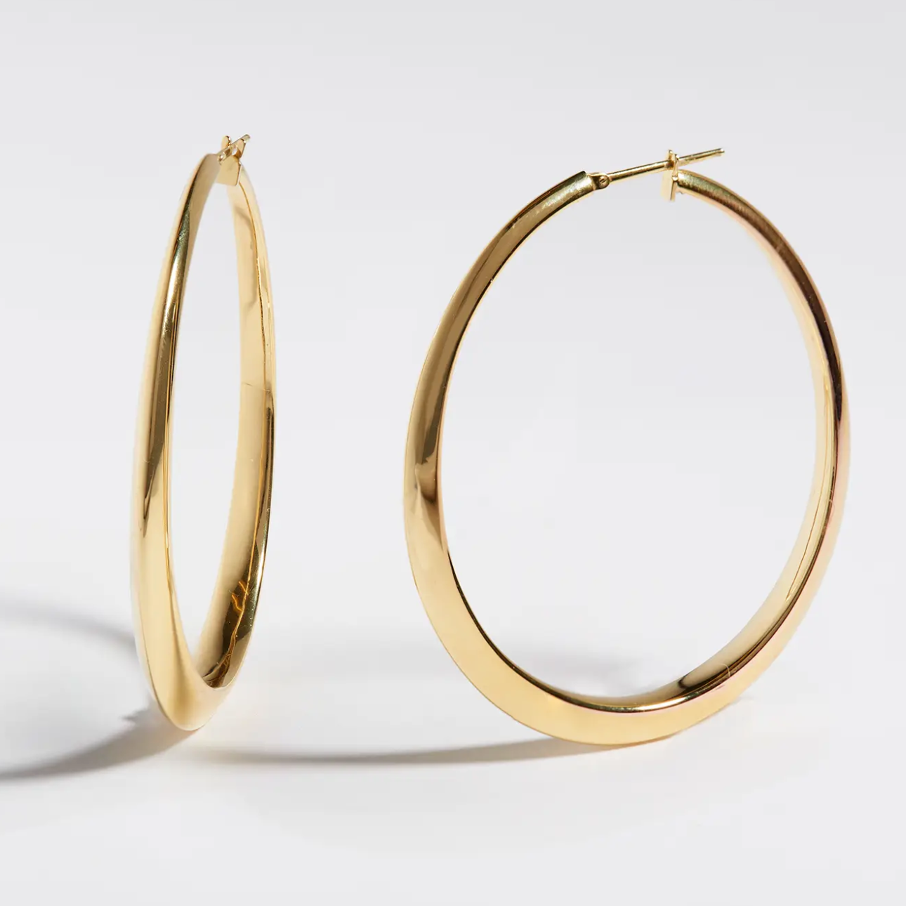 Oval Hoop Earrings