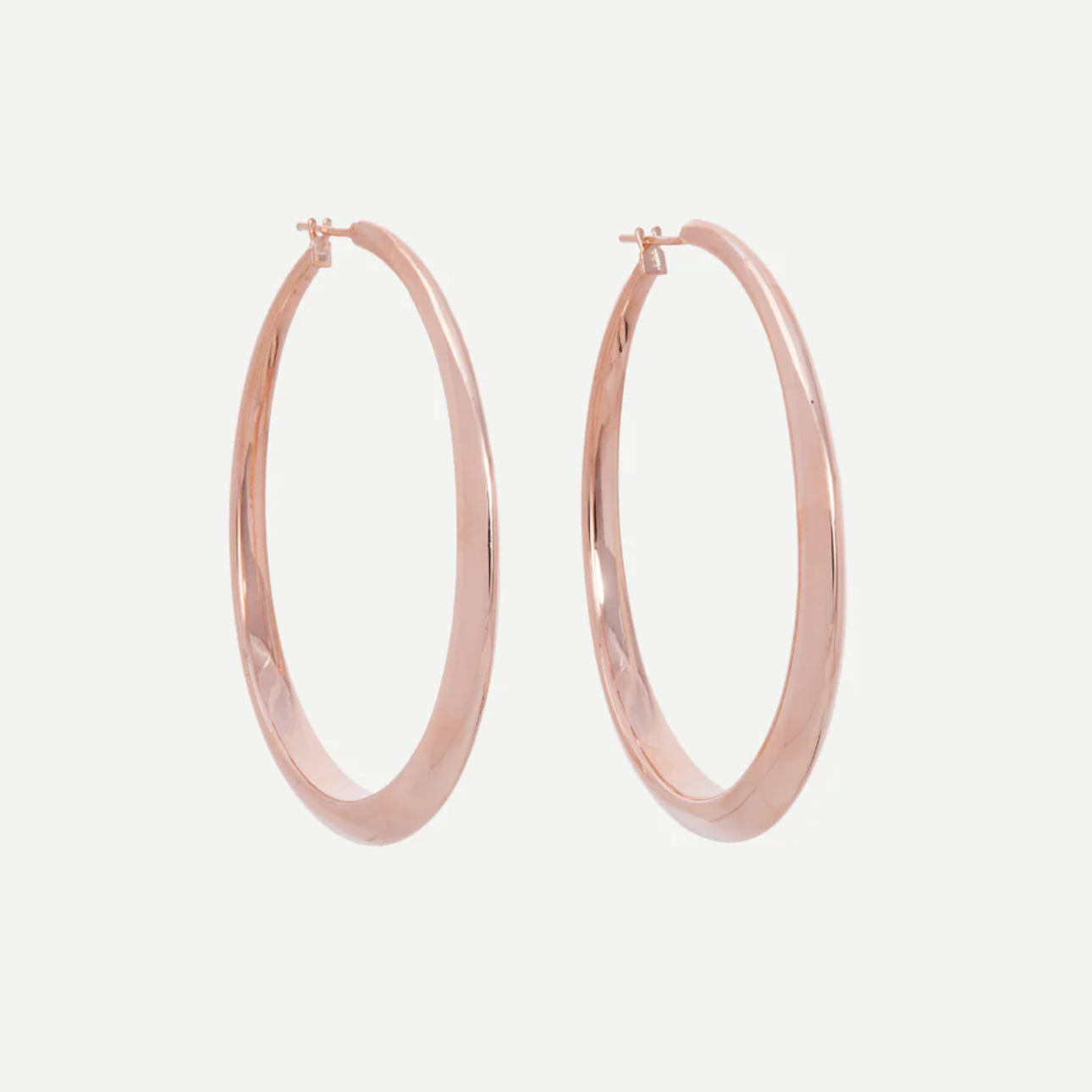 Oval Hoop Earrings