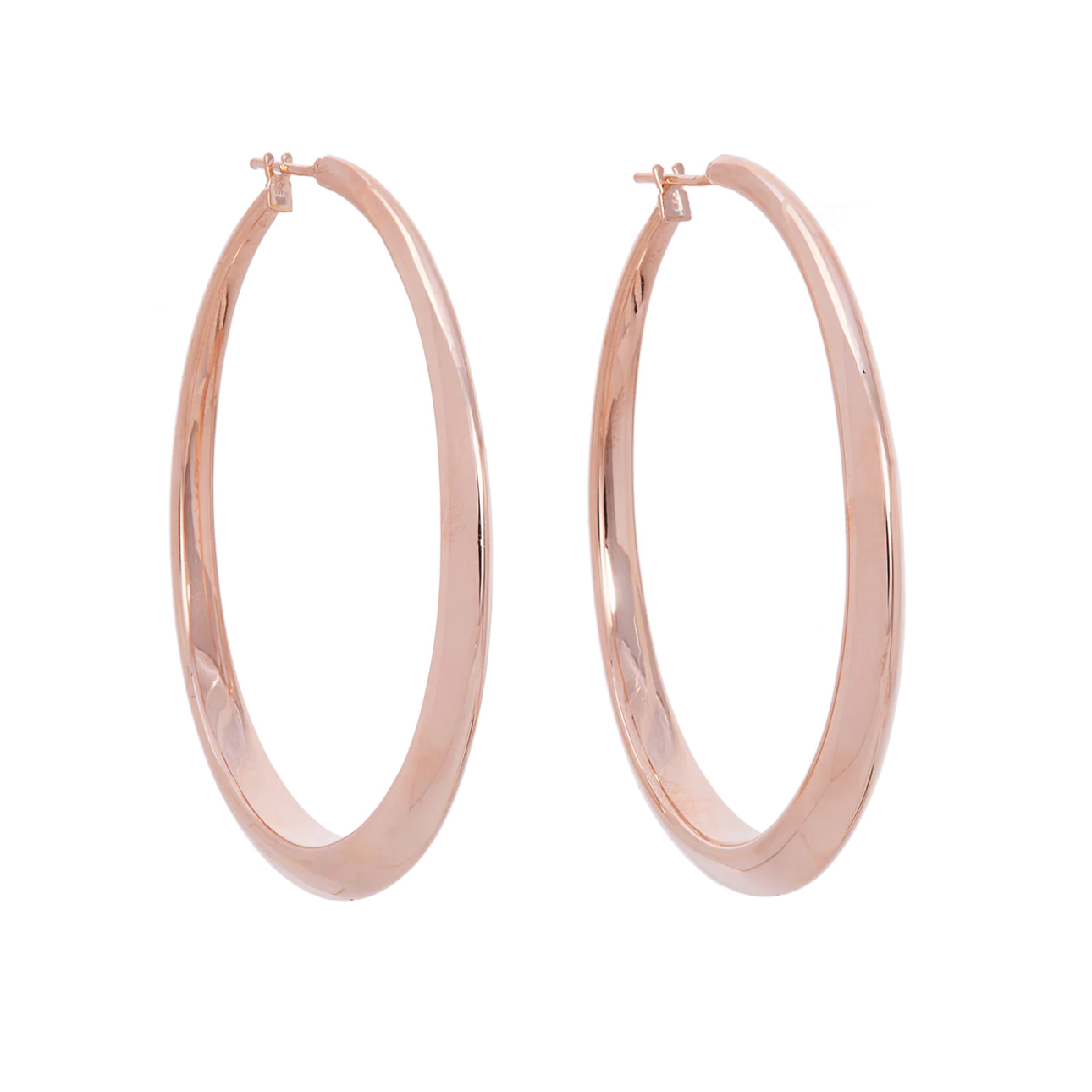 Oval Hoop Earrings