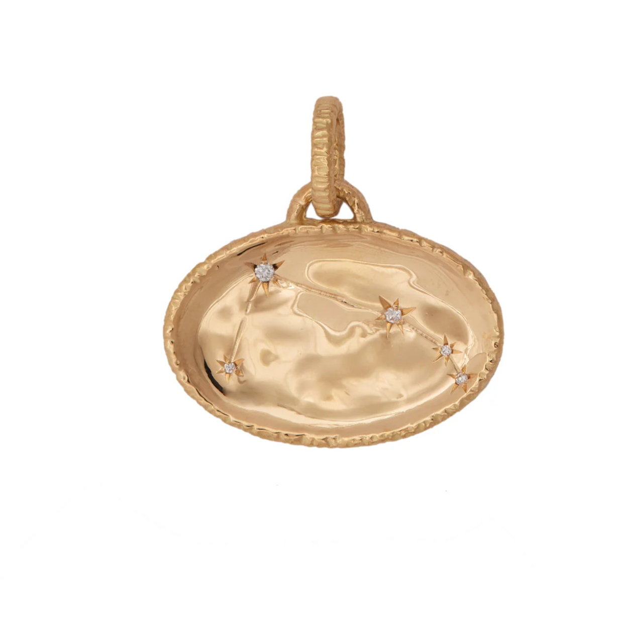 Aries Pendant with Diamonds