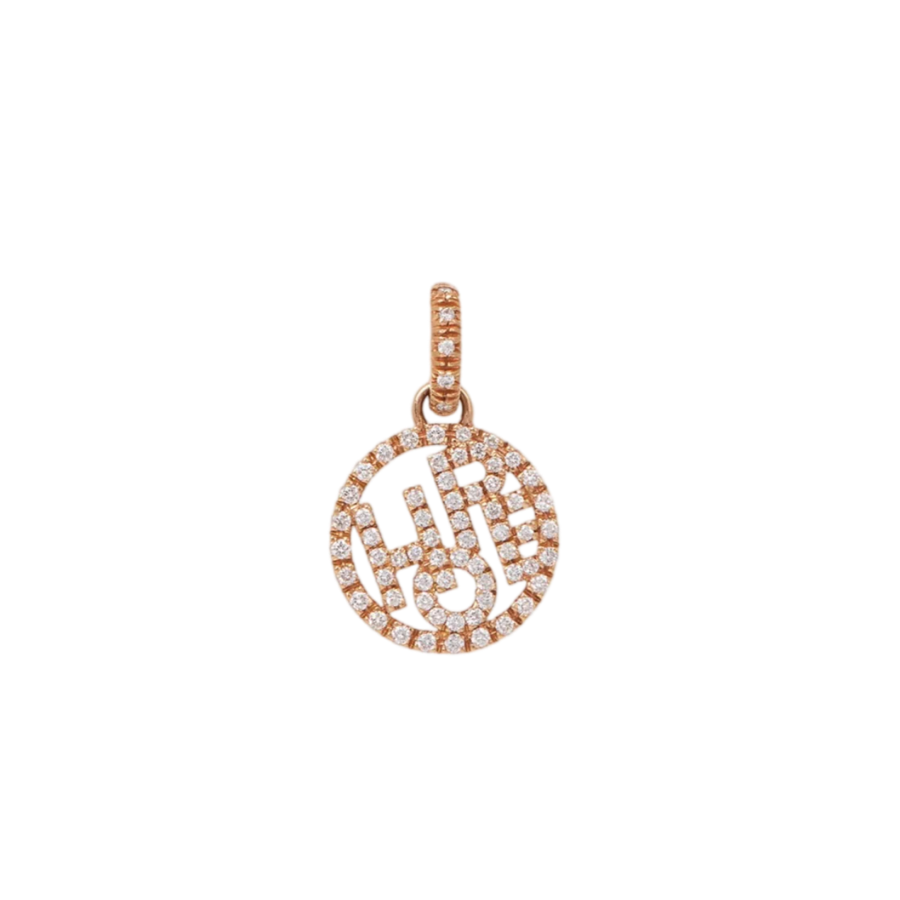 Hope Charm With Diamonds - Small