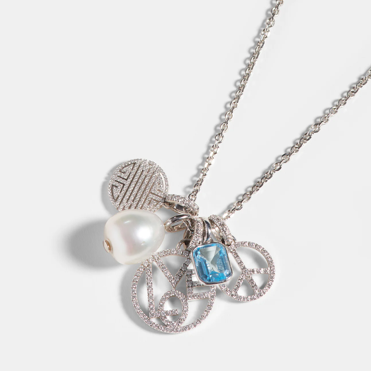 Love Charm With Diamonds - Large