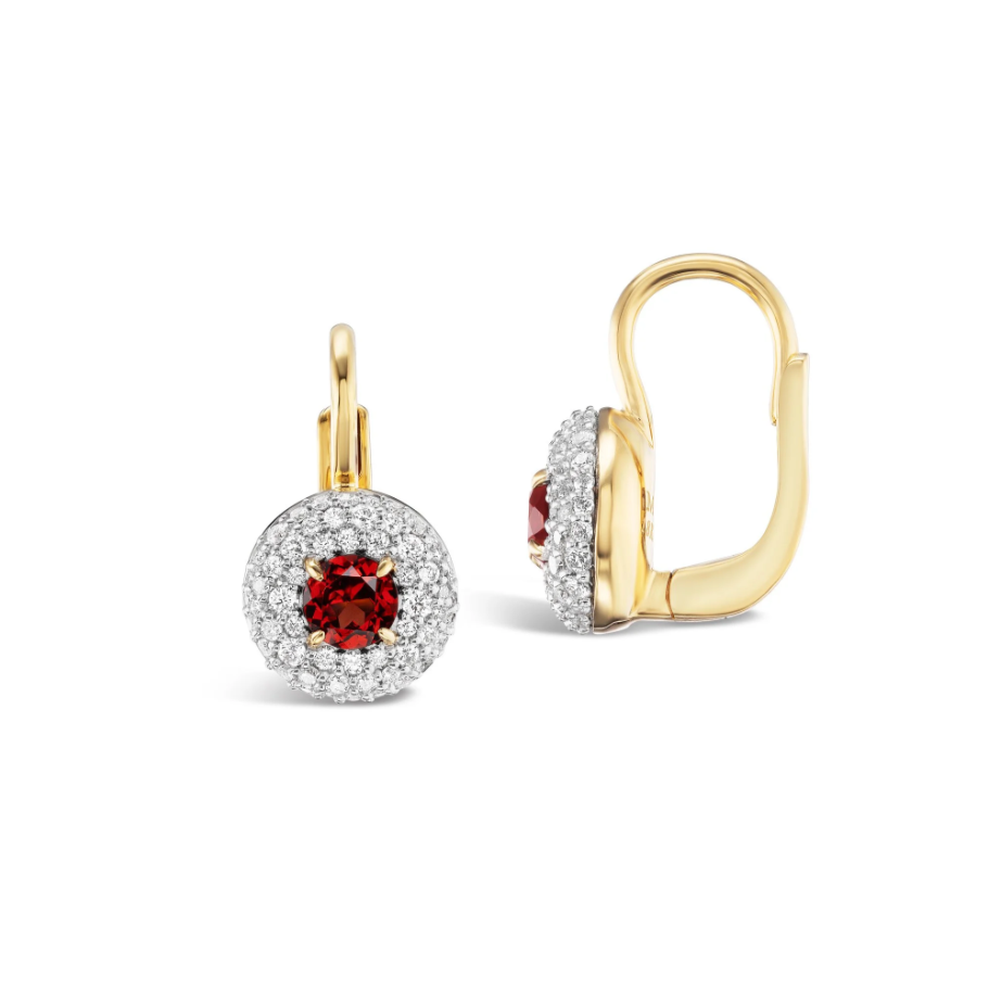 Evie Pave Leverback Earrings