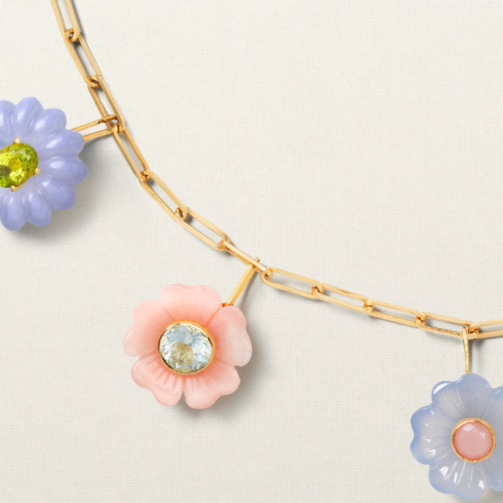 Flower Charm Necklace