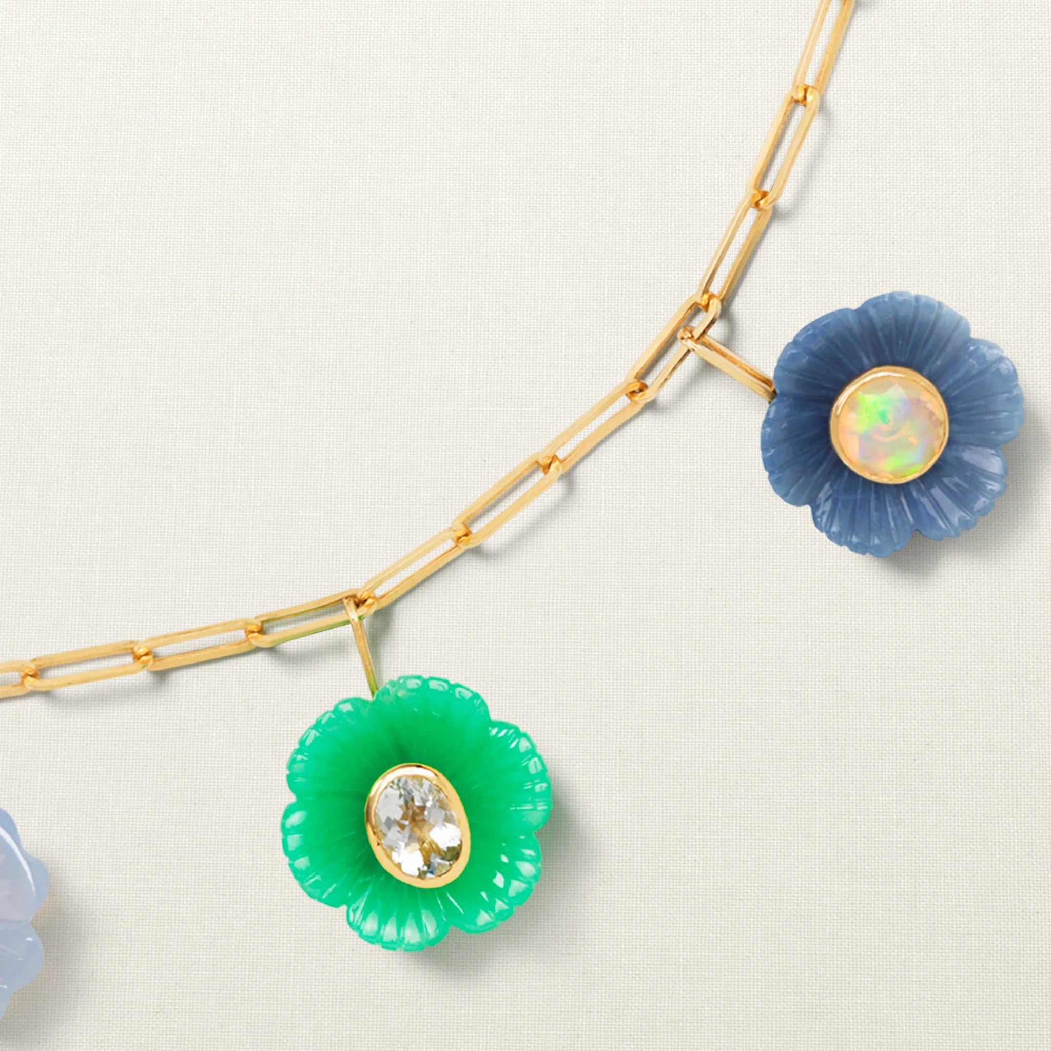 Flower Charm Necklace