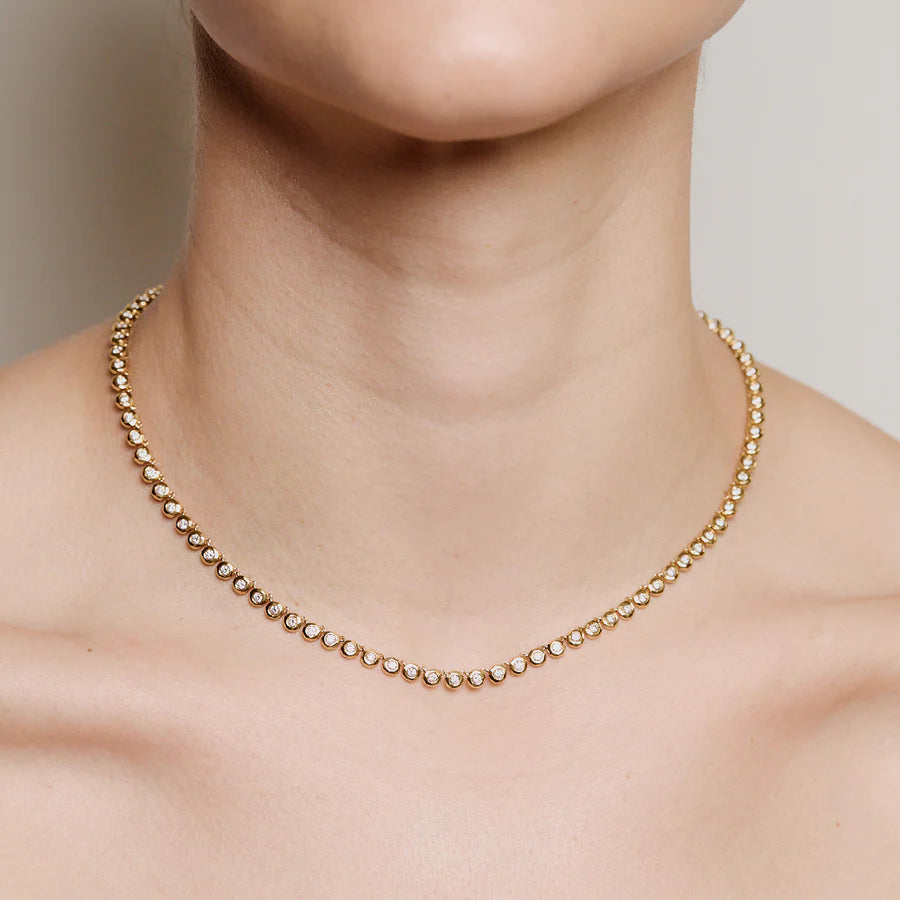 Diamond Tribute Tennis Necklace