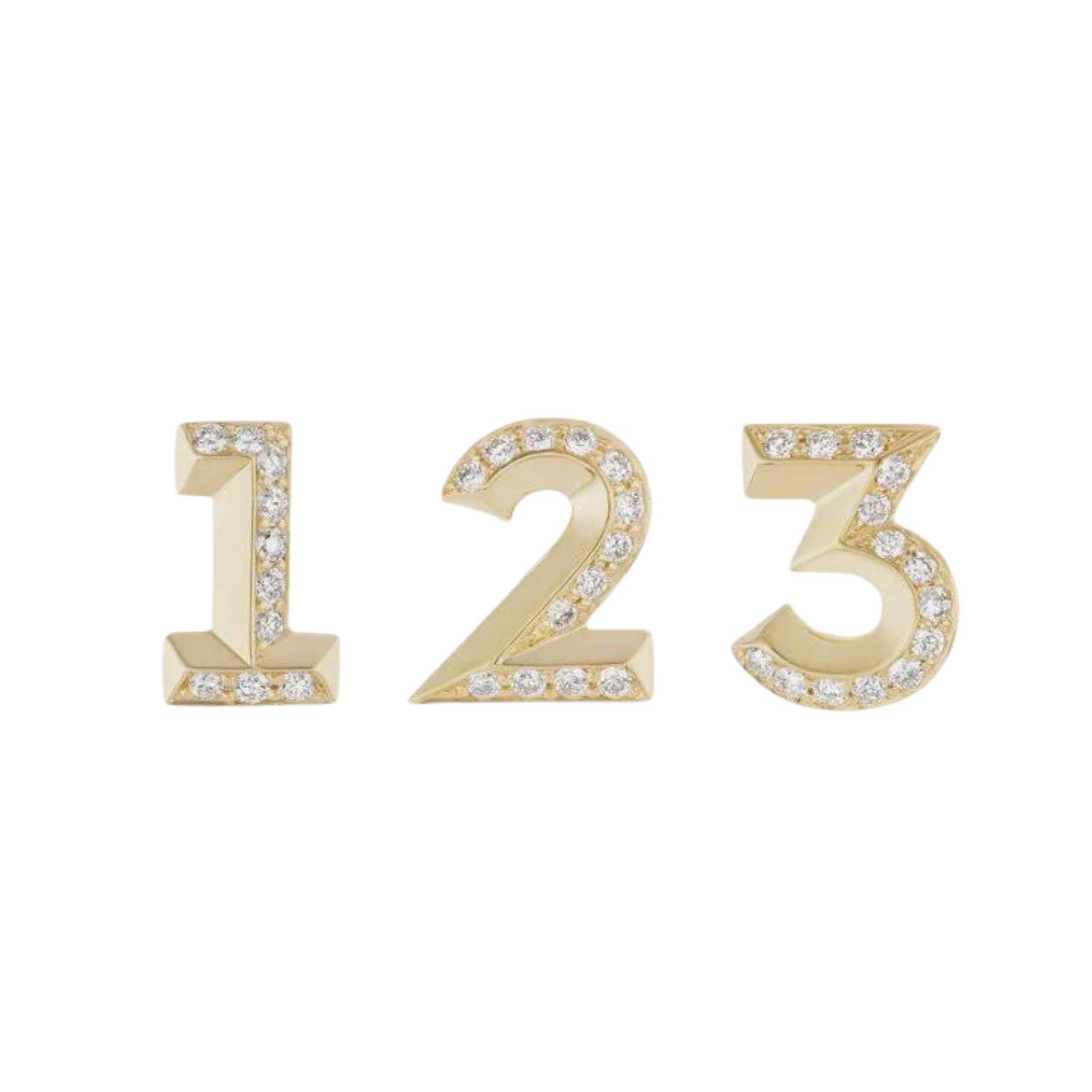 Lucky Number Stud Earring