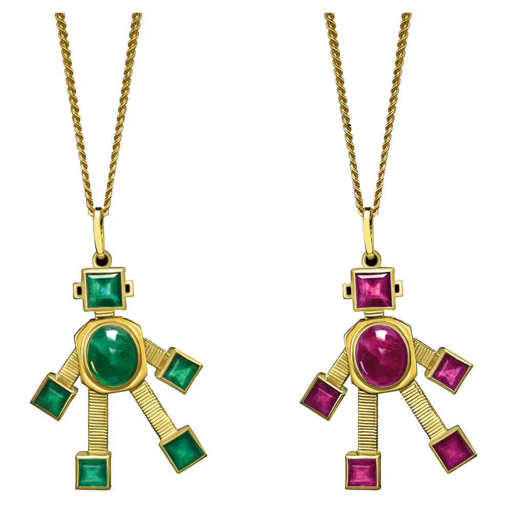 Reggy Van Robot Maxi Pendant Ruby