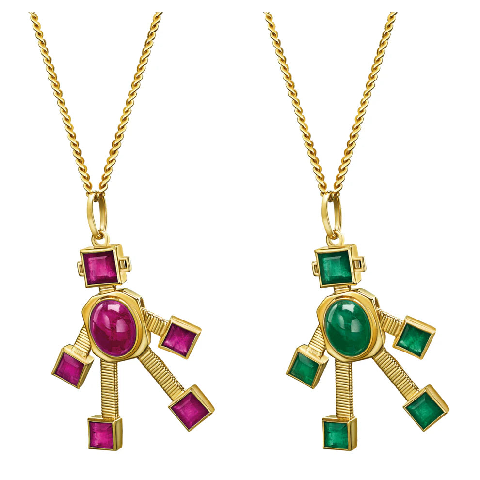 Re Van Robot Maxi Pendant Emerald