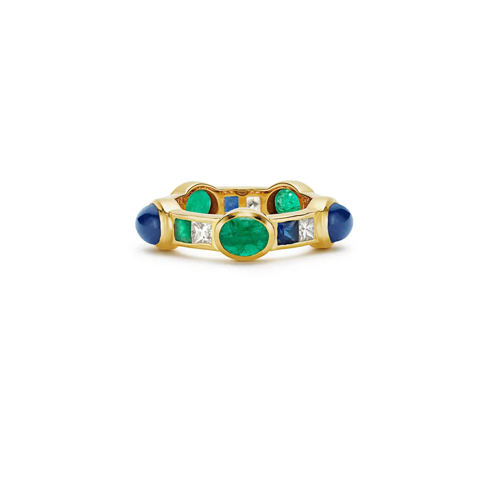 Van Stack Rings Diamond Multi Precious Stones