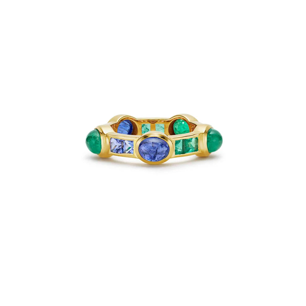 Van Stack Rings Diamond Multi Precious Stones