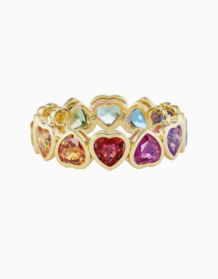 I Heart Rainbows Ring (Semi-Precious)