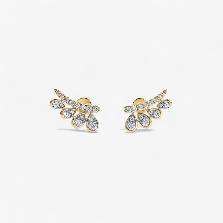 Astrid Leaf Climber Earring