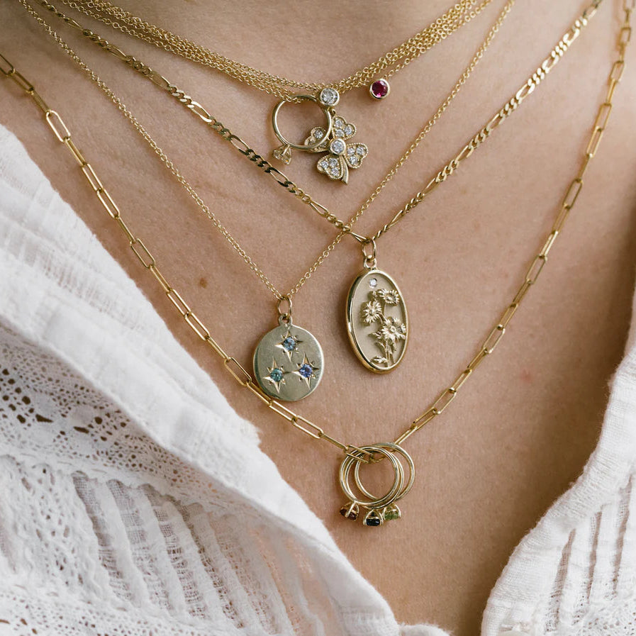 April Birth Flower Charm