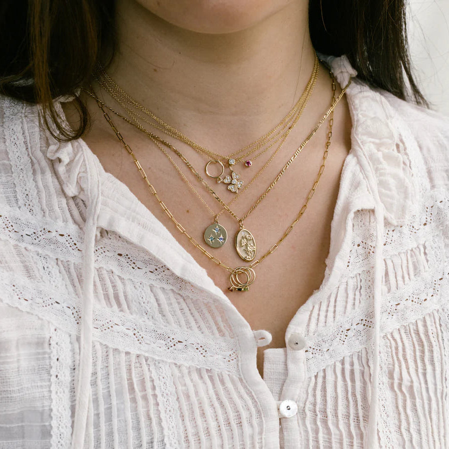 April Birth Flower Charm