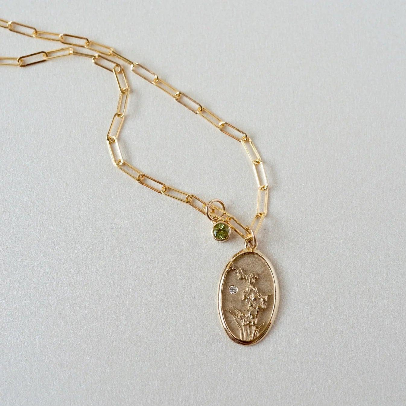 August Birth Flower Charm