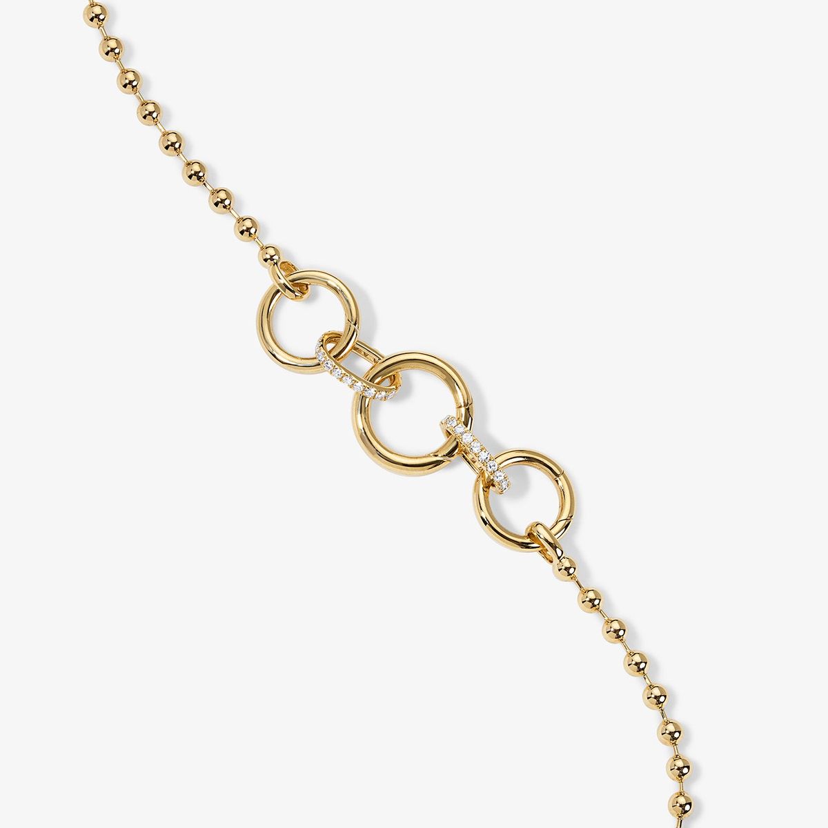 Cleo Ball Chain Bracelet with Push Clasps