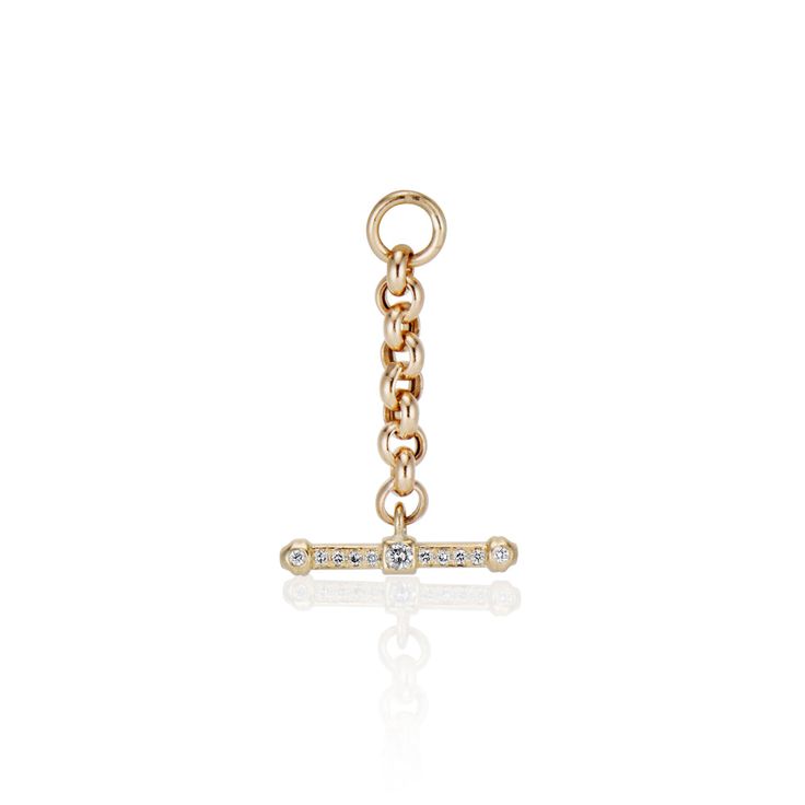 Pavé Diamond T Bar Belcher Chain Extender