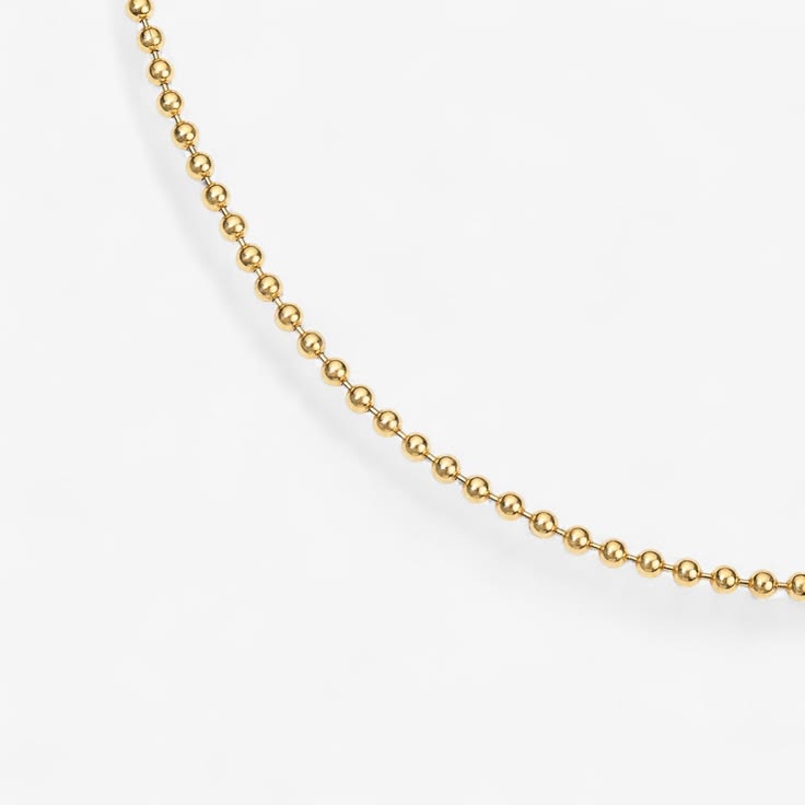 Cleo Medium Gold Bead Chain