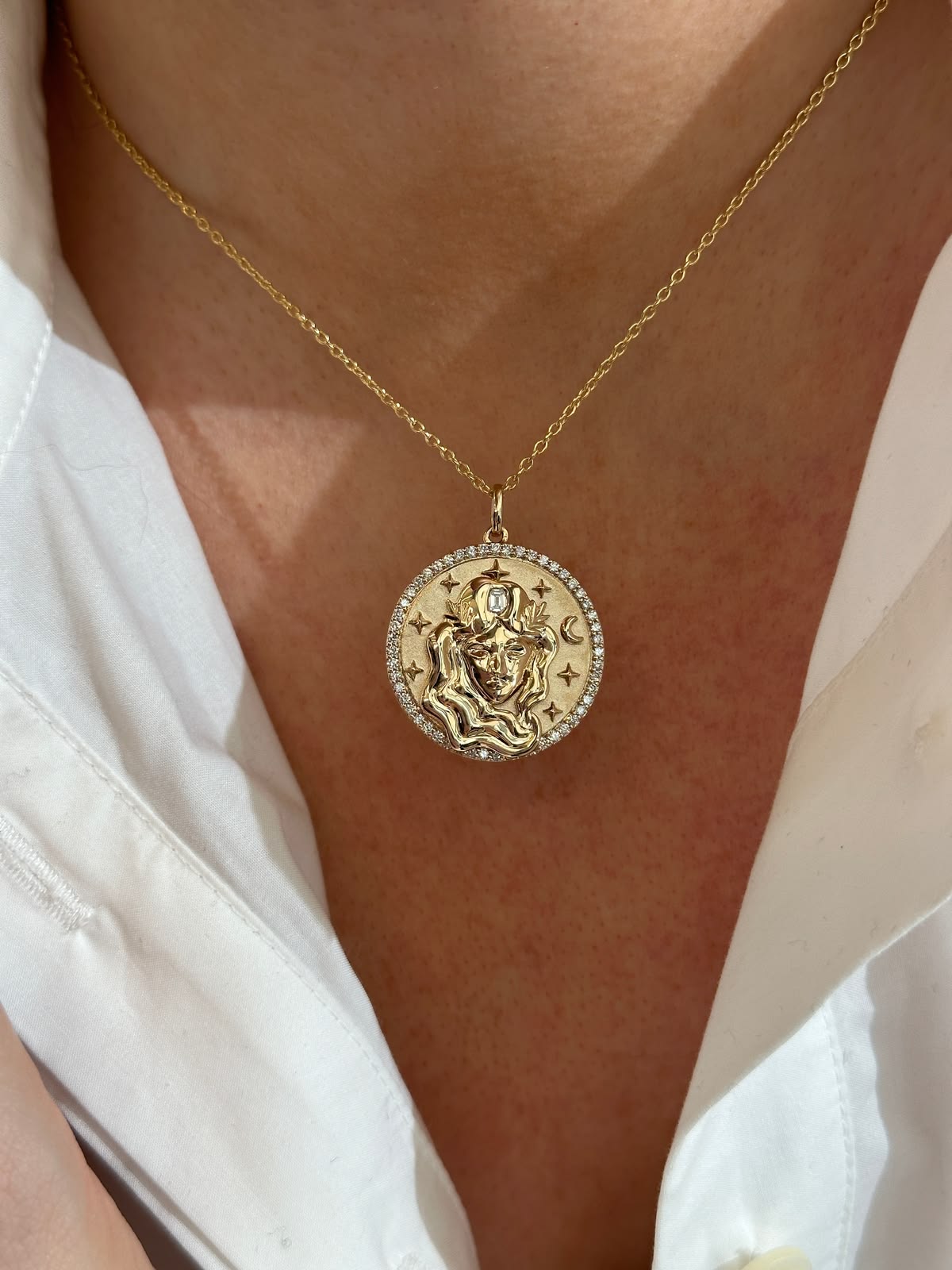 Token Zodiac Necklace