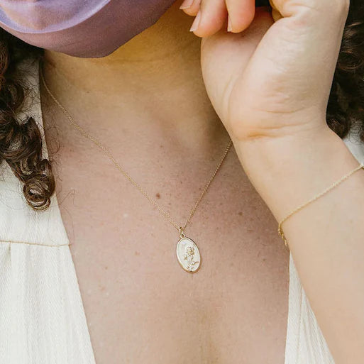 August Birth Flower Charm