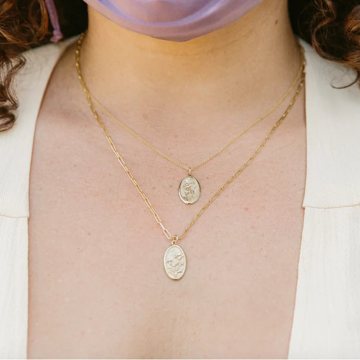 August Birth Flower Charm