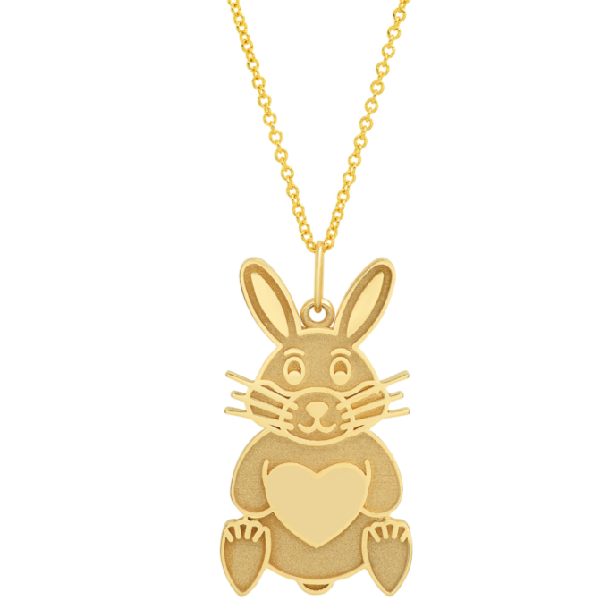 Bunny Pendant Necklace