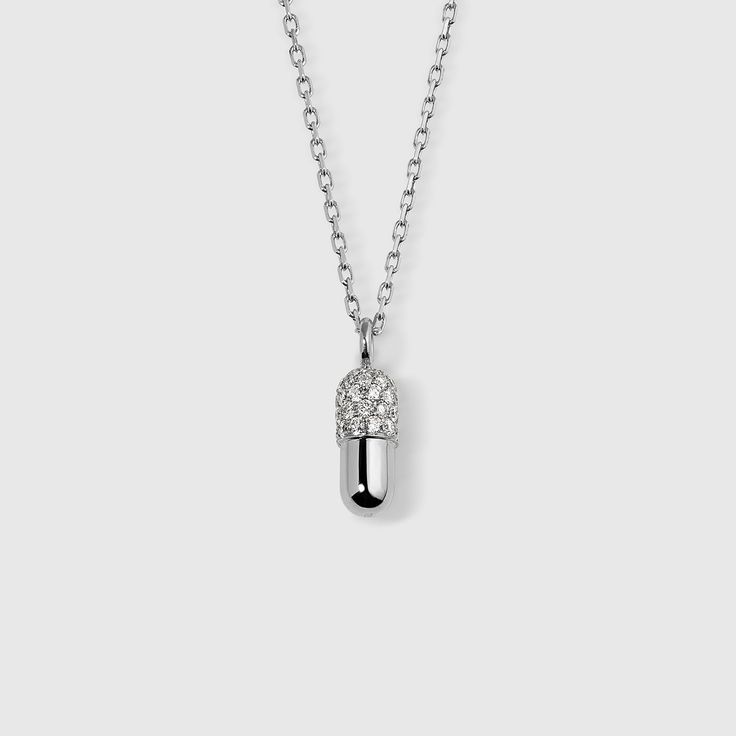 Très Petit Diamond Pill Pendant