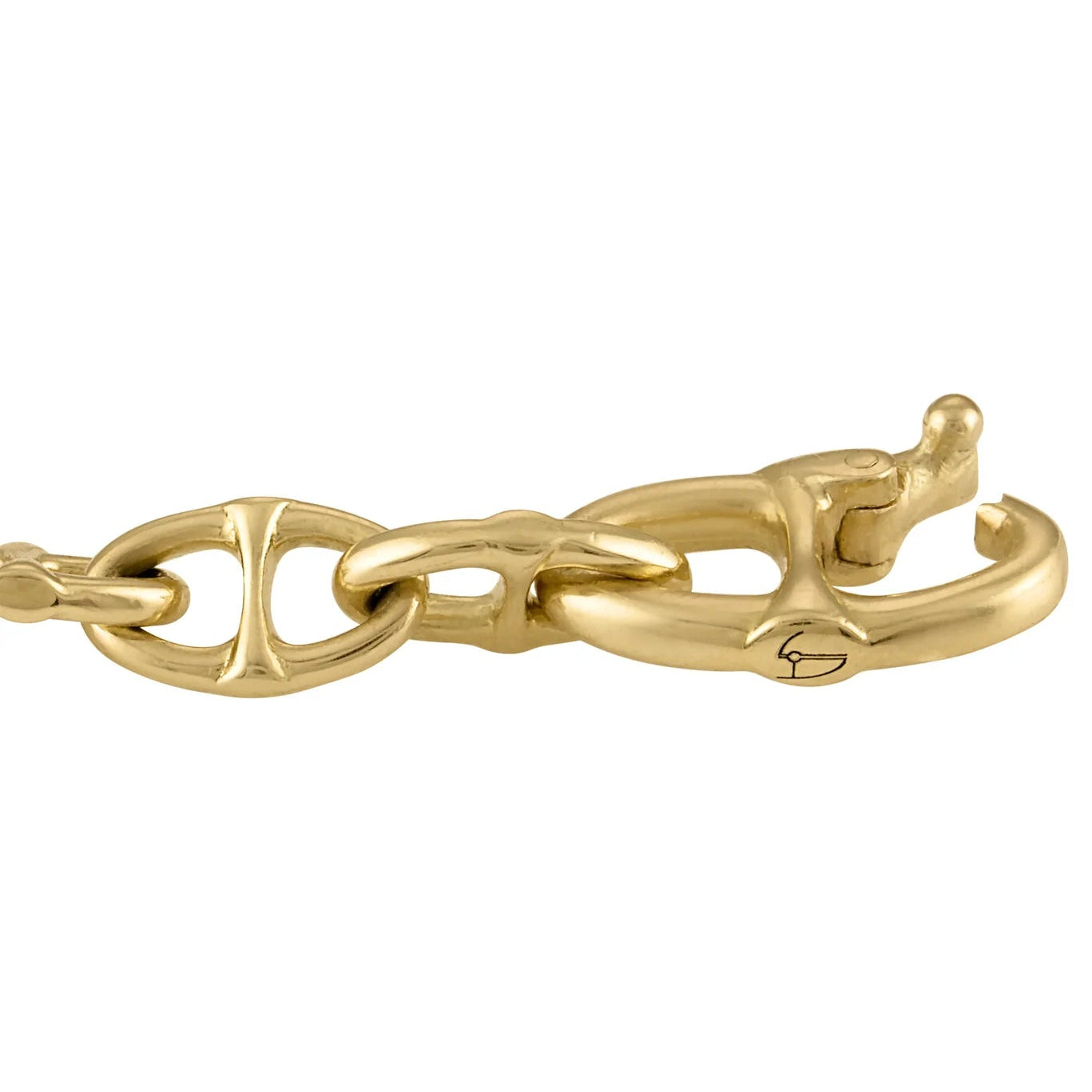 Small Mariner Link 18k Gold Bracelet