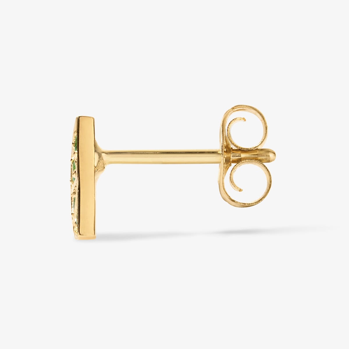 Cocktail Lime Slice Mini Stud
