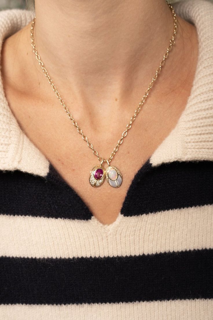 Love Bug Diamond Pendant