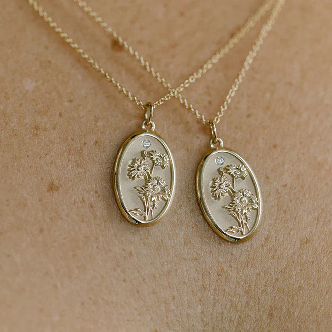 April Birth Flower Charm