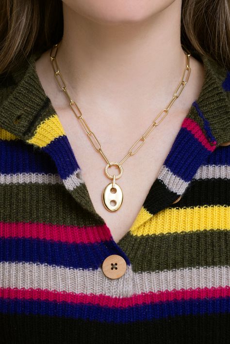 Gold Mariner Link Charm