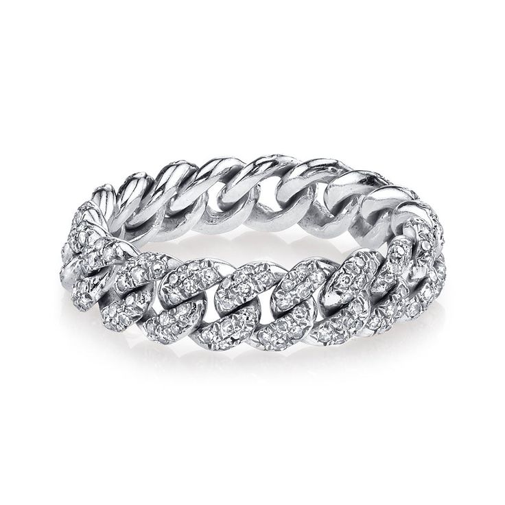 Mini Pavé Link Ring