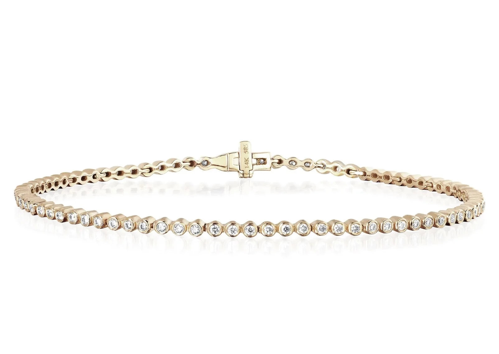 Diamond Bezel Eternity Bracelet