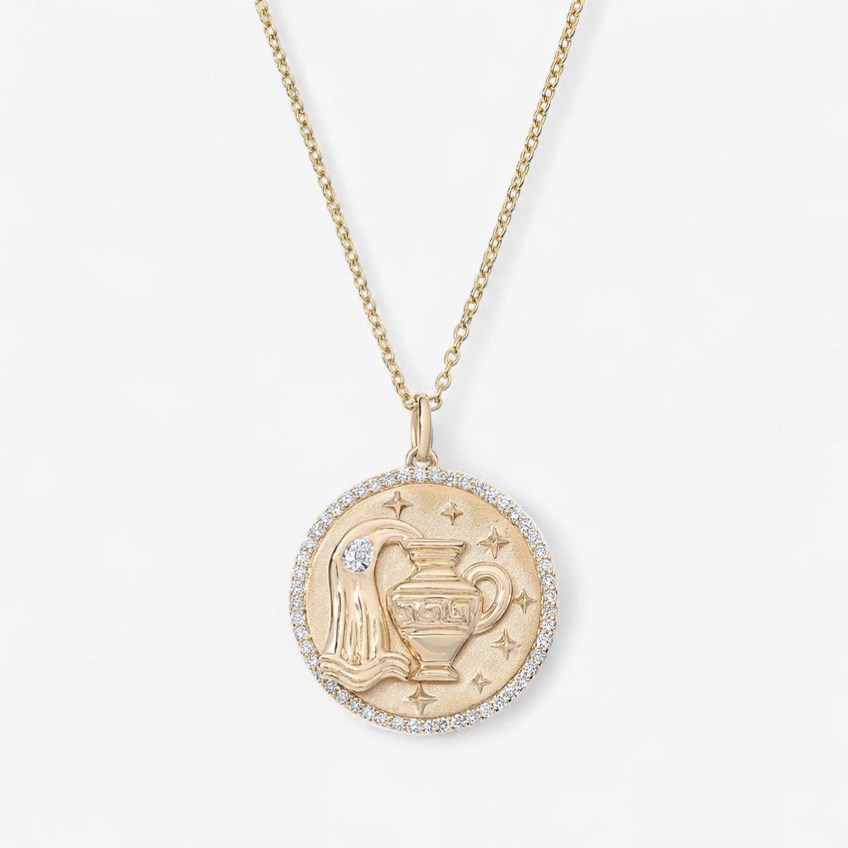 Token Zodiac Necklace