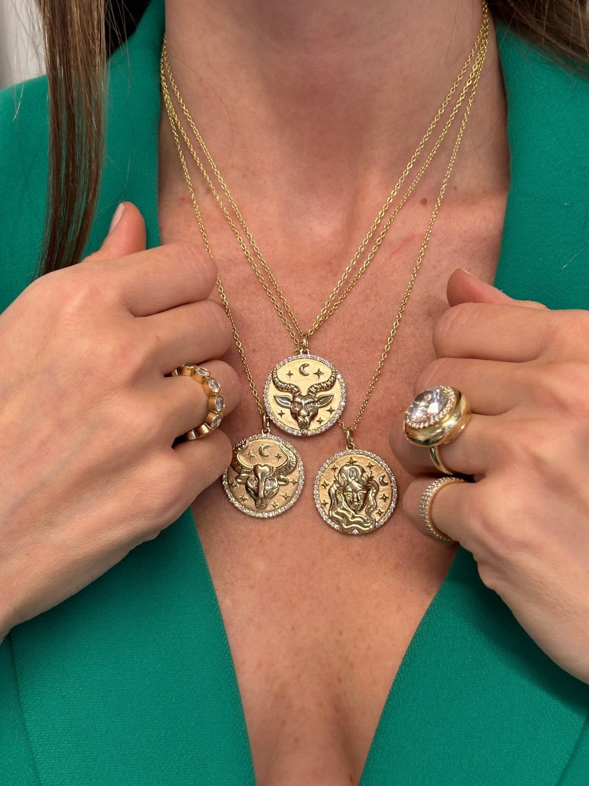 Token Zodiac Necklace