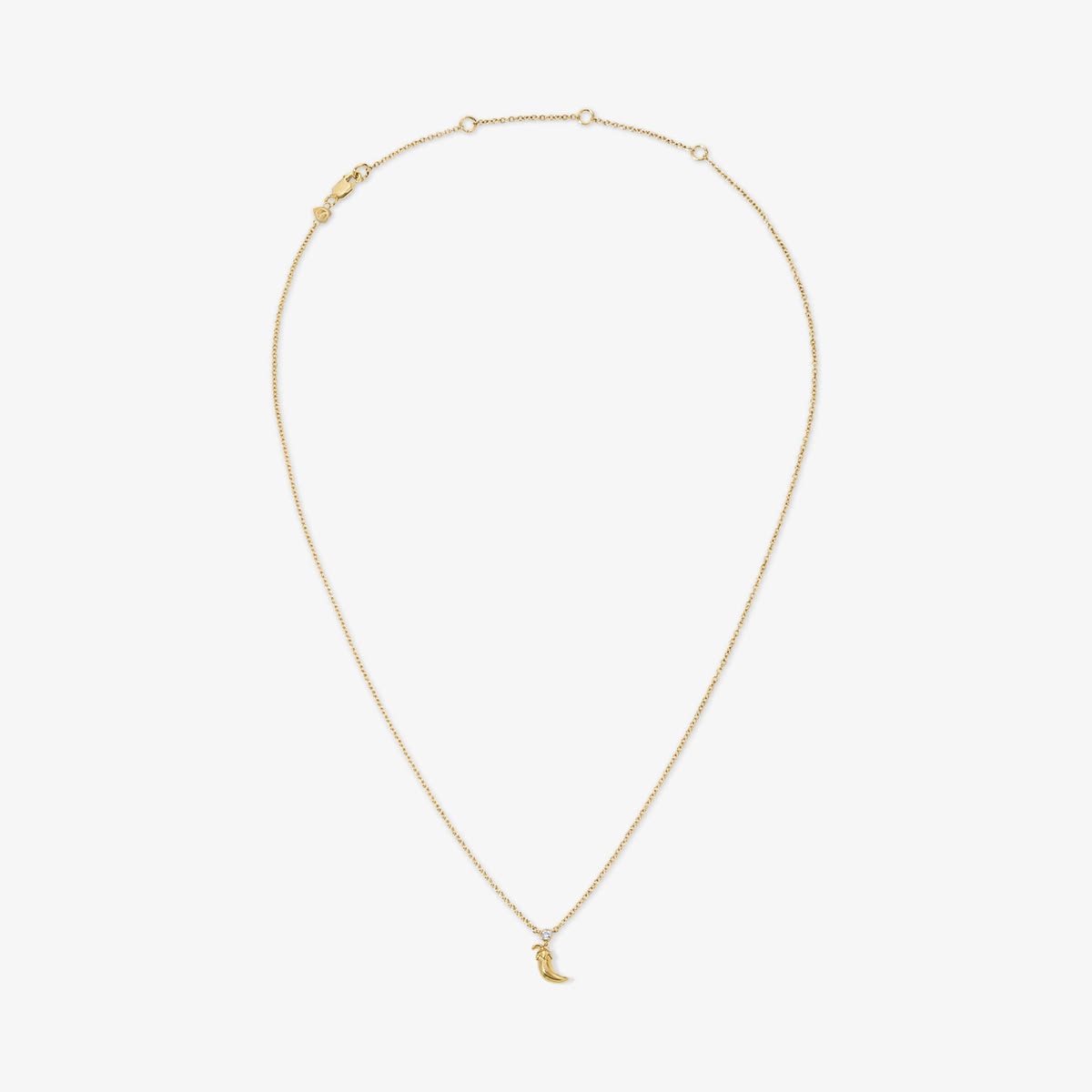 Cocktail Chili Pepper Chain Necklace