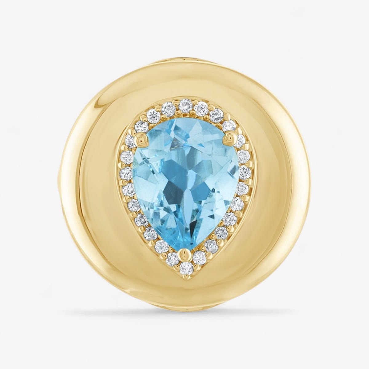 Candy Button Pear Ring