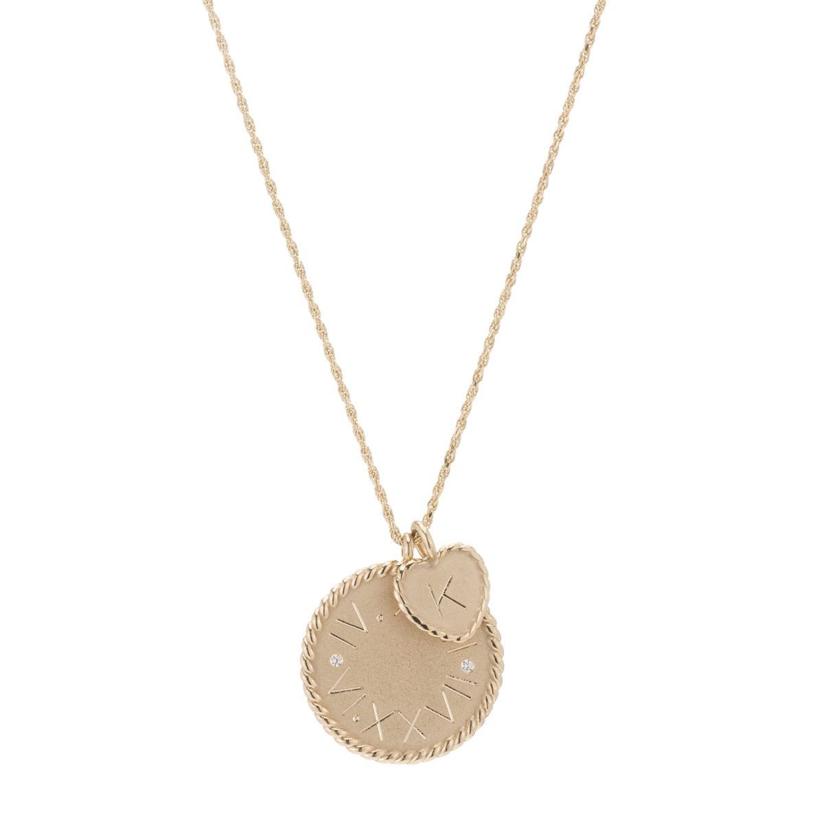 Imperial Disc Pendant Necklace