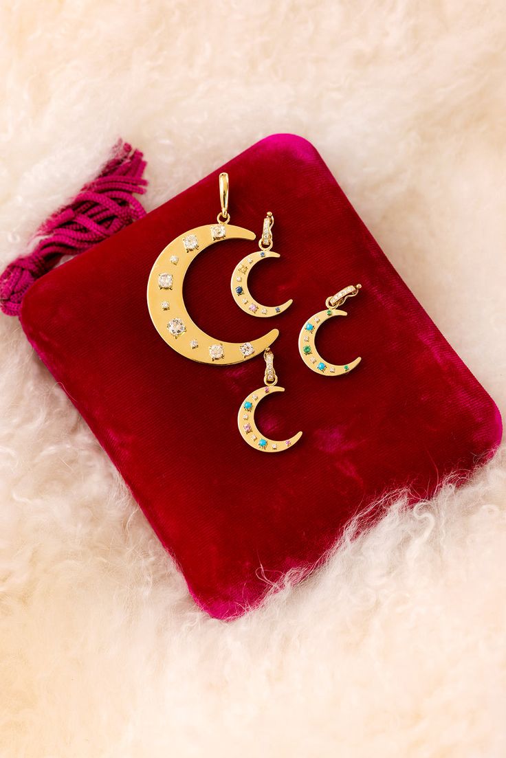 Flat Crescent Charm