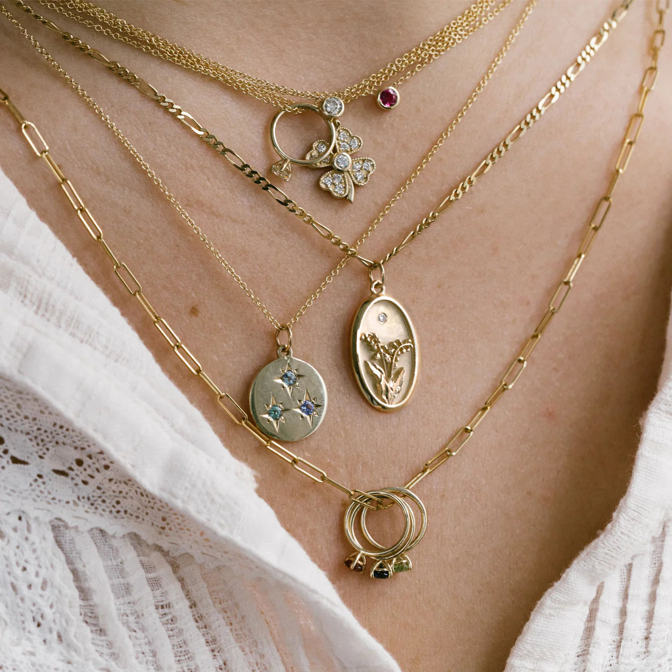 May Birth Flower Charm