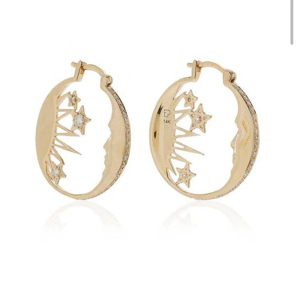 Harmony Diamond Hoops
