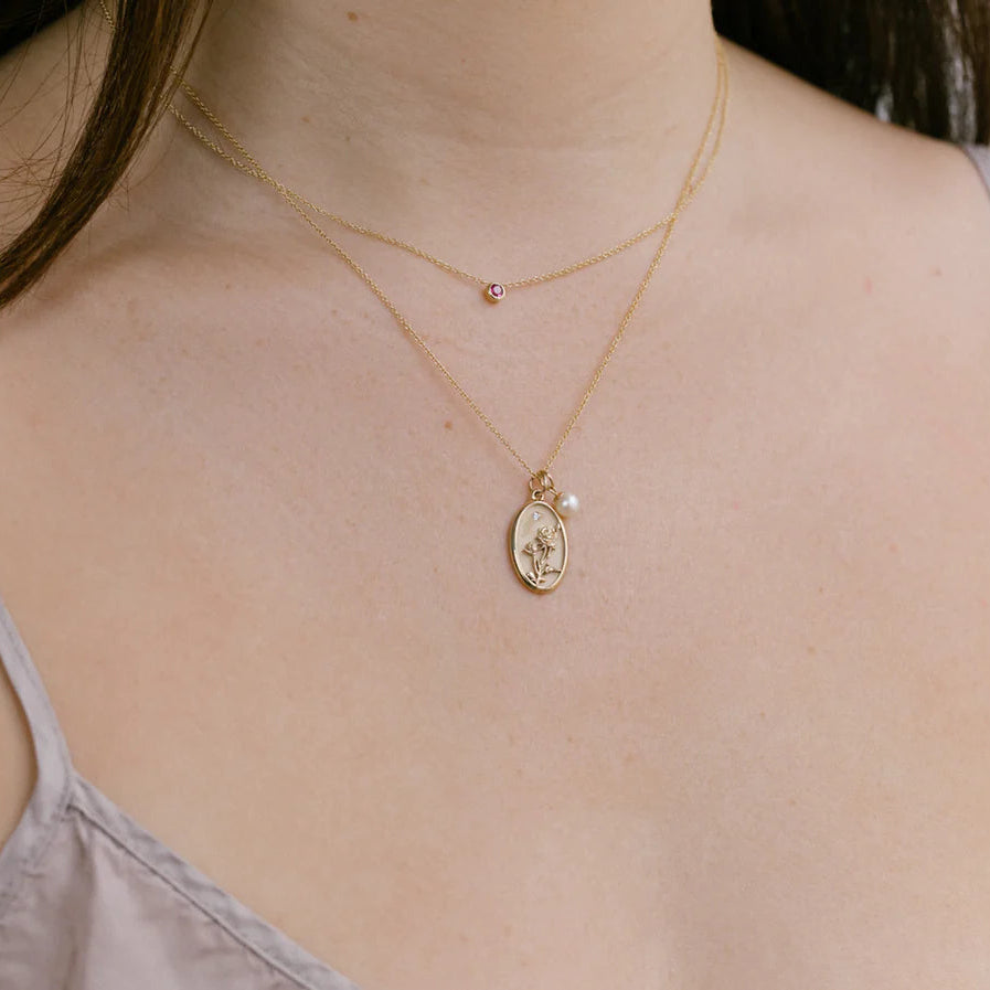 June Birth Flower Charm