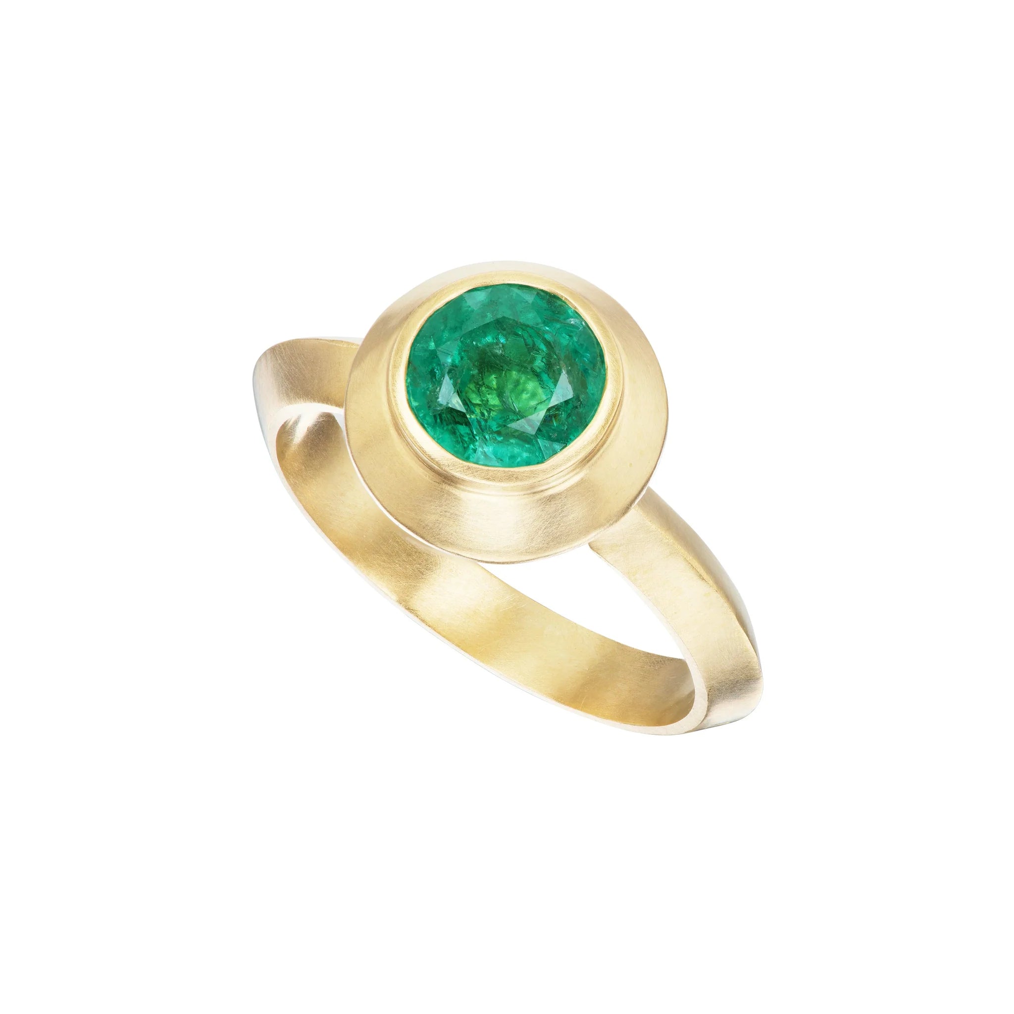 Light Emerald Mini Round Ring