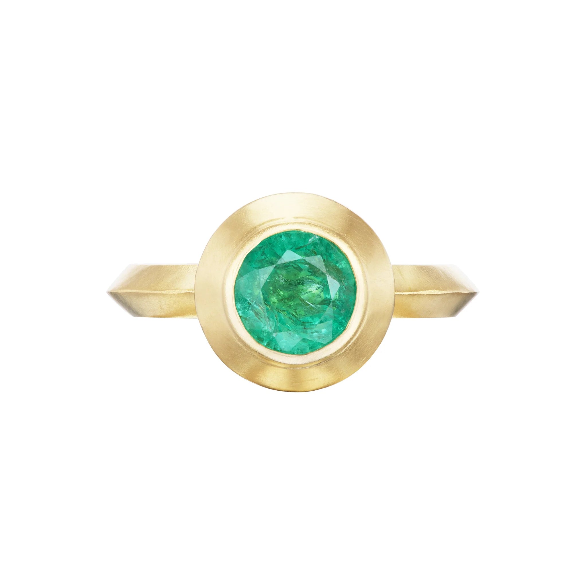 Light Emerald Mini Round Ring