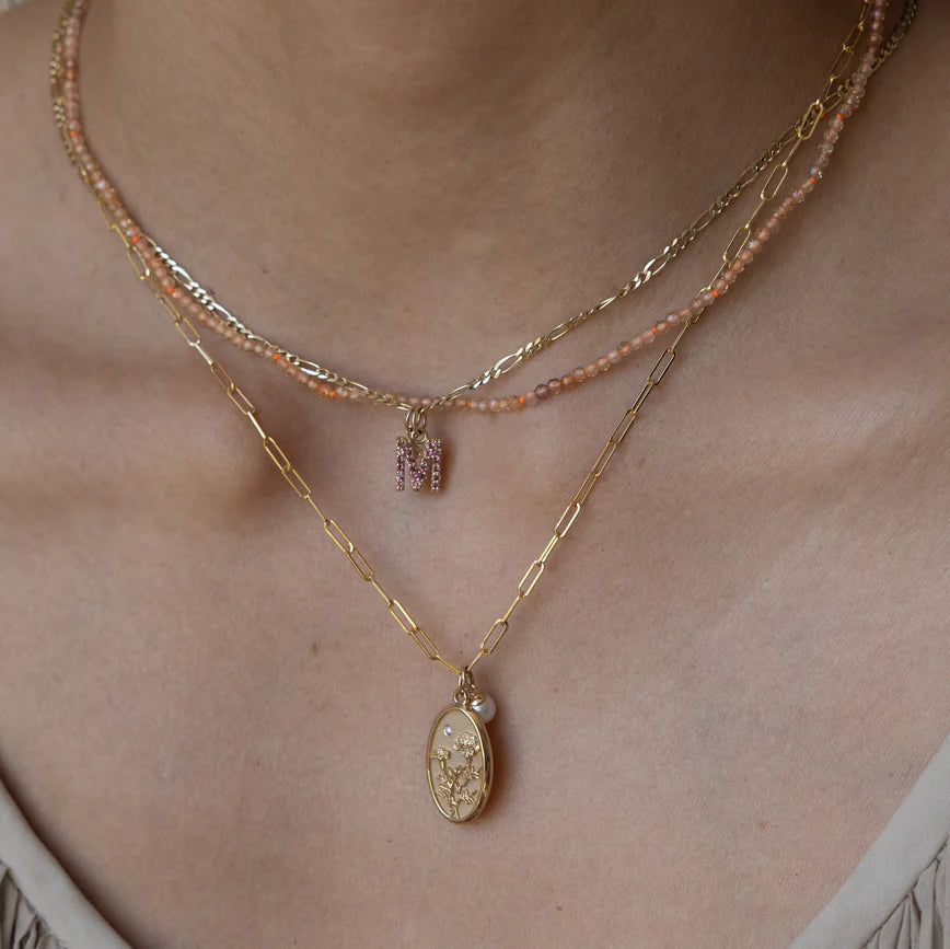 October Birth Flower Charm