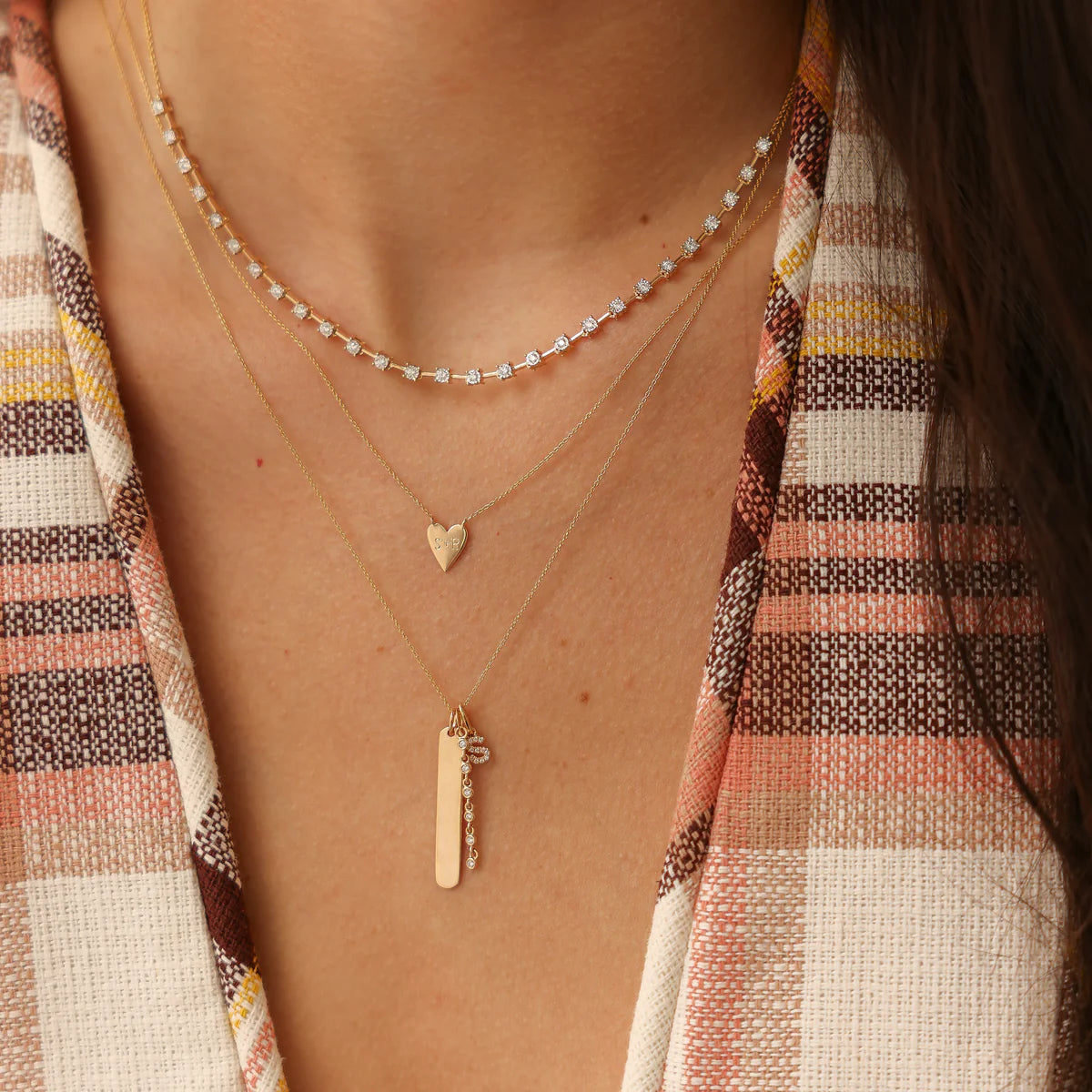 Ava Bea Interval Tennis Necklace