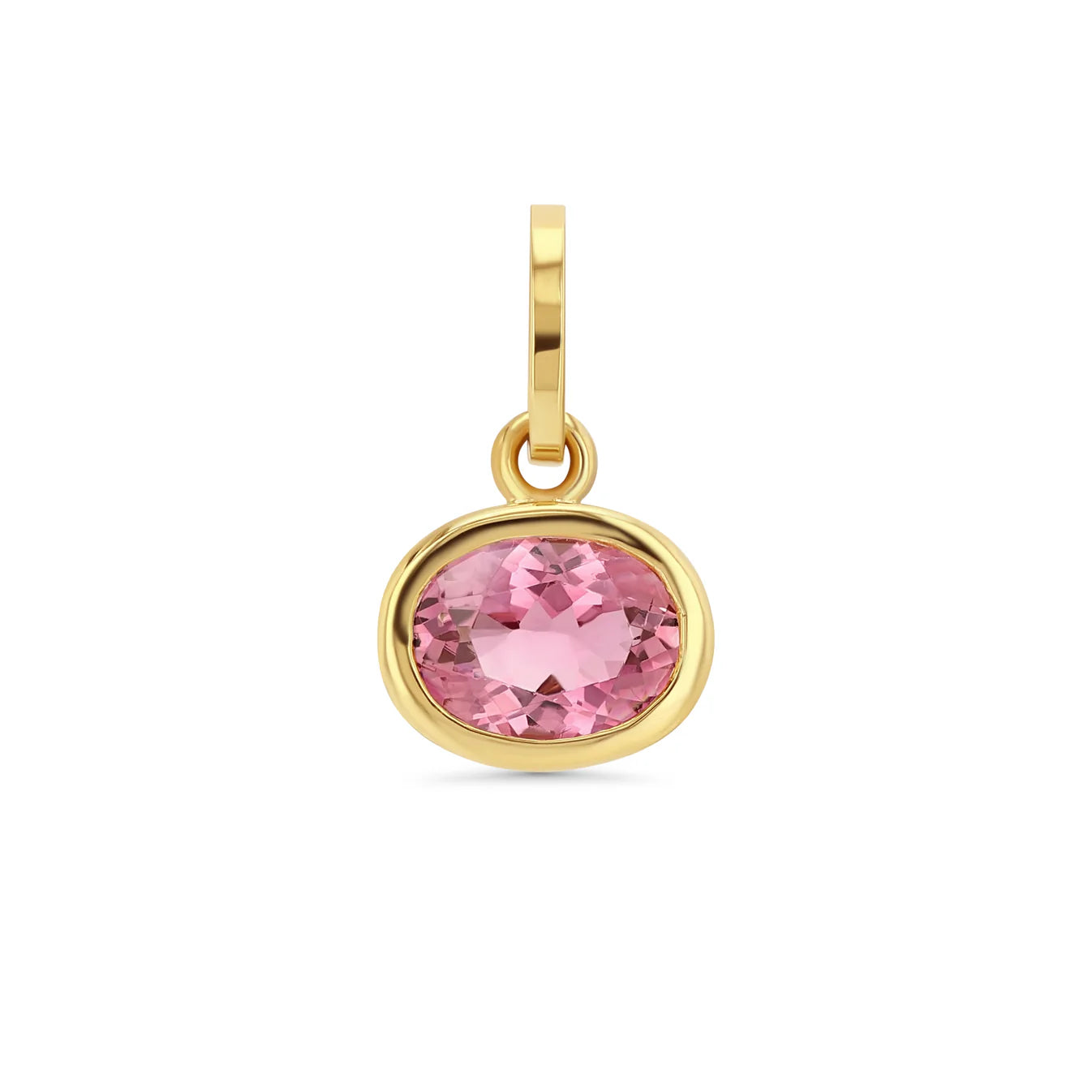 Oval Birthstone Charm