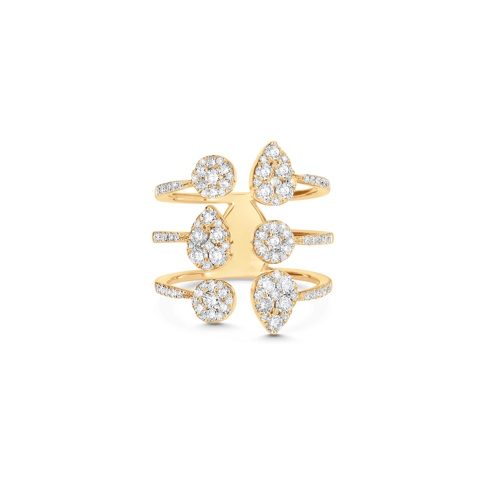 Reverie Round & Pear Cluster Ring